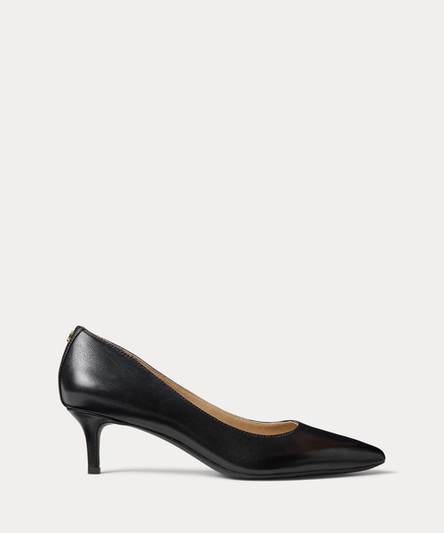 LAUREN RALPH LAUREN(ローレン ラルフ ローレン)の「Adrienne レザー パンプス(パンプス・レディース・ブラック系1・6B/6.5B/7B/7.5B/8B/8.5)」の1枚目の写真