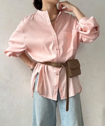 【完売カラー再販開始!】GOLDボタンバックデザインシャツ