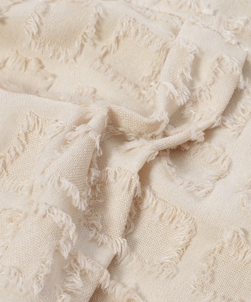 fifth（フィフス）の「フリンジチェックジャケット（テーラードジャケット・レディース・アイボリー/ブラック・M）」の18枚目の写真