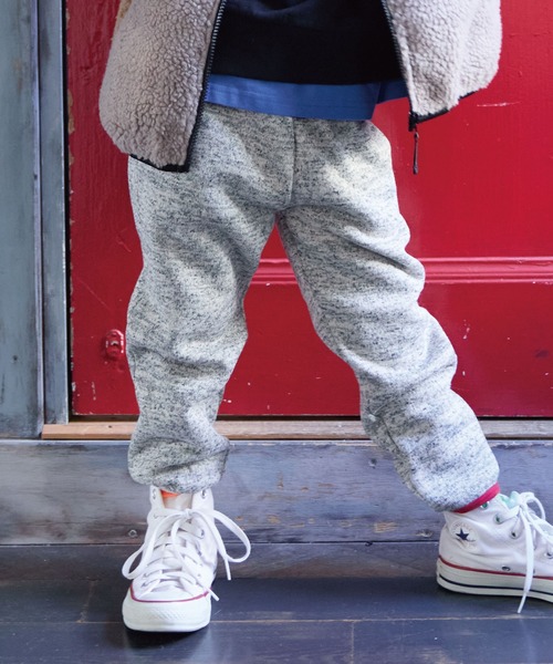 Life Support Products（ライフサポートプロダクツ）の「カチオンパイルロングパンツ【セットアップ可能】（その他パンツ・キッズ・オフホワイト/ピンク/チャコール・150/140/130/120/110/100/90/80）」の2枚目の写真