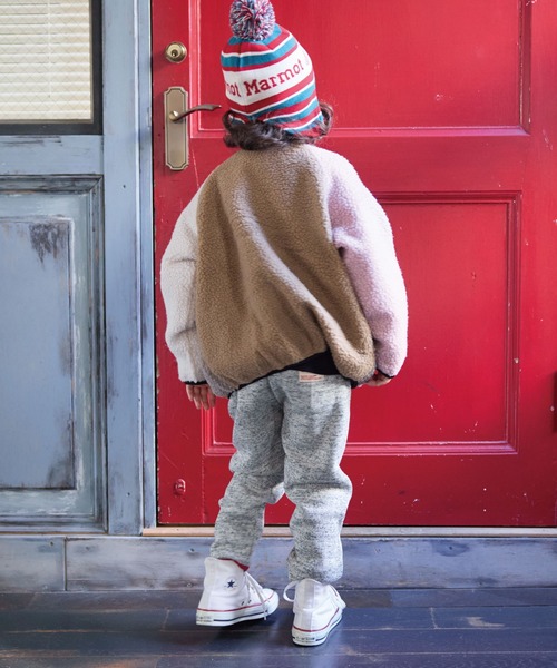 Life Support Products（ライフサポートプロダクツ）の「カチオンパイルロングパンツ【セットアップ可能】（その他パンツ・キッズ・オフホワイト/ピンク/チャコール・150/140/130/120/110/100/90/80）」の12枚目の写真