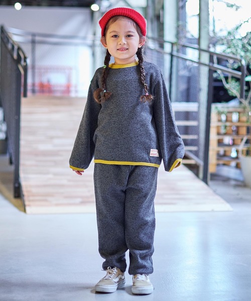 Life Support Products（ライフサポートプロダクツ）の「カチオンパイルロングパンツ【セットアップ可能】（その他パンツ・キッズ・オフホワイト/ピンク/チャコール・150/140/130/120/110/100/90/80）」の16枚目の写真