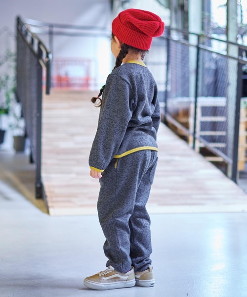 Life Support Products（ライフサポートプロダクツ）の「カチオンパイルロングパンツ【セットアップ可能】（その他パンツ・キッズ・オフホワイト/ピンク/チャコール・150/140/130/120/110/100/90/80）」の18枚目の写真