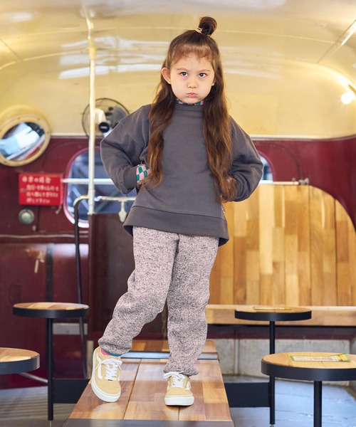 Life Support Products（ライフサポートプロダクツ）の「カチオンパイルロングパンツ【セットアップ可能】（その他パンツ・キッズ・オフホワイト/ピンク/チャコール・150/140/130/120/110/100/90/80）」の20枚目の写真