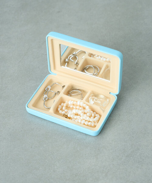 BIRTHDAY BAR(バースデイバー)の「balletcore small case アクセサリーケース(ポーチ・レディース・ブルー系その他/シルバー/ピンク・0)」の4枚目の写真