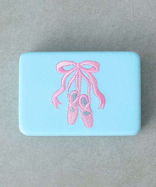 BIRTHDAY BAR(バースデイバー)の「balletcore small case アクセサリーケース(ポーチ・レディース・ブルー系その他/シルバー/ピンク・0)」の5枚目の写真