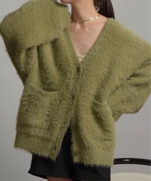 Amiur | shaggy over size cardigan / シャギーオーバーサイズカーディガン(カーディガン/ボレロ)