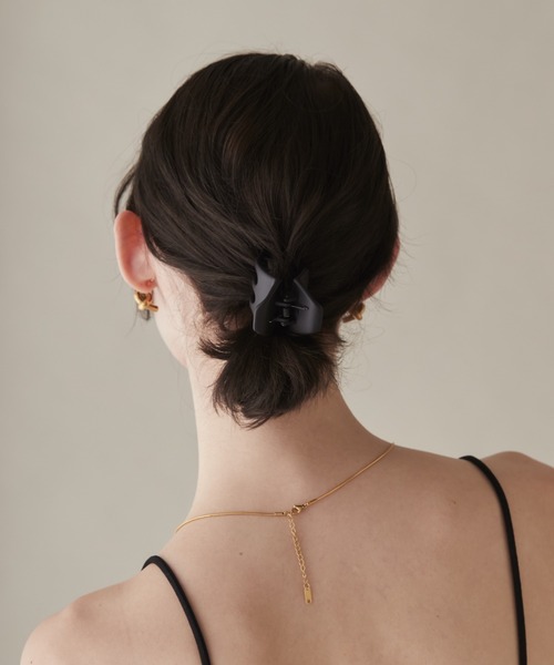 ciite'（シーテ）の「マットヘアクリップ（バレッタ/ヘアクリップ・レディース・グリーン/グレー/パープル/ピンク/ブラウン/ブラック/ブルー/ベージュ・FREE）」の14枚目の写真