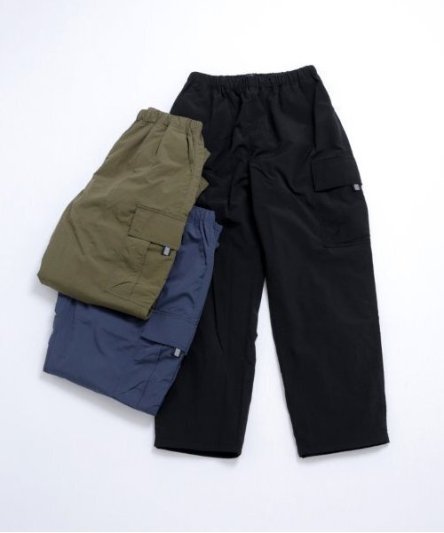GLAZOS(グラソス)の「【大人向けサイズあり】【あったか】ナイロン起毛裏地付きカーゴパンツ(その他パンツ・キッズ・カーキ/ブラック/ネイビー・L/M/LL/S)」の6枚目の写真