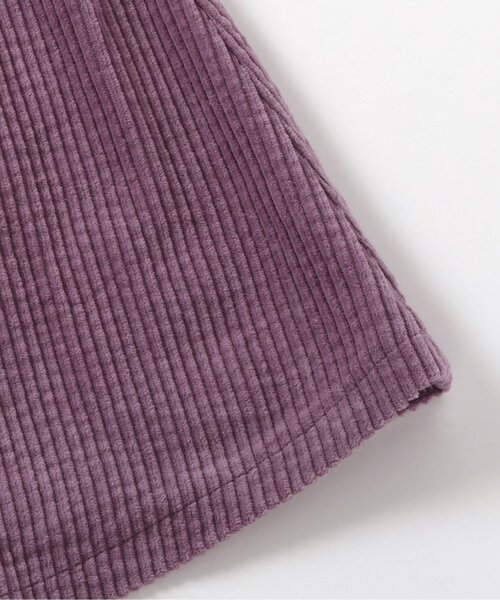 BREEZE（ブリーズ）の「バックリボンコーデュロイジャンスカ（ジャンパースカート・キッズ・ベージュ/パープル・80/90/100/110/120/130）」の9枚目の写真