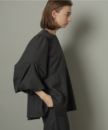 CADUNE（カデュネ）の「梳毛裾フレアブラウス（シャツ/ブラウス）」 - WEAR