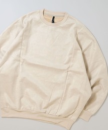 faux suede dolman sleeve cutsew/スウェードタッチ ドルマンスリーブ カットソー レディース メンズ