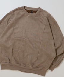 faux suede dolman sleeve cutsew/スウェードタッチ ドルマンスリーブ カットソー レディース メンズ