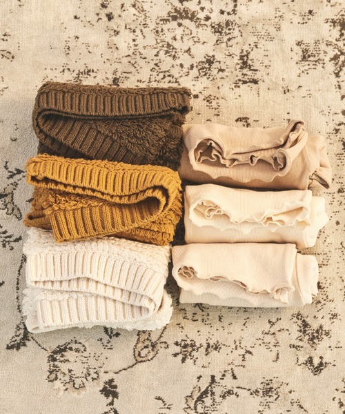 sea and shells by pairmanon（シーアンドシェルズバイペアマノン）の「【sea and shells by pairmanon】インナー付き 2点セット ニット ビスチェ（その他ベビーウェア・キッズ・アイボリー/オレンジ系その他/ブラウン・80/90/110/100）」の12枚目の写真