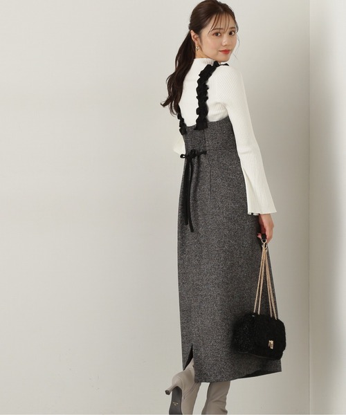 PROPORTION BODY DRESSING（プロポーションボディドレッシング）の「ショルダーフリルワンピース / 1215140500（ワンピース・レディース・ブラック/ブラック系その他・SMALL/MEDIUM）」の9枚目の写真