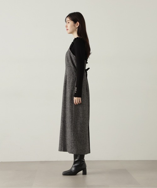 PROPORTION BODY DRESSING（プロポーションボディドレッシング）の「ショルダーフリルワンピース / 1215140500（ワンピース・レディース・ブラック/ブラック系その他・SMALL/MEDIUM）」の16枚目の写真