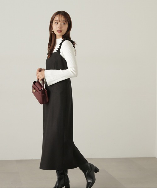 PROPORTION BODY DRESSING（プロポーションボディドレッシング）の「ショルダーフリルワンピース / 1215140500（ワンピース・レディース・ブラック/ブラック系その他・SMALL/MEDIUM）」の3枚目の写真