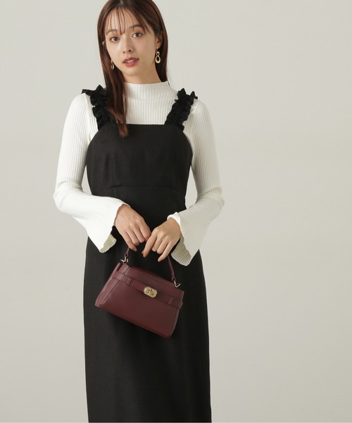 PROPORTION BODY DRESSING（プロポーションボディドレッシング）の「ショルダーフリルワンピース / 1215140500（ワンピース・レディース・ブラック/ブラック系その他・SMALL/MEDIUM）」の7枚目の写真