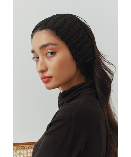 ALEXIA STAM(アリシアスタン)の「Rib Hair Band/リブヘアバンド(ヘアバンド・レディース・ネイビー/ブラック/グレー・FREE)」の7枚目の写真