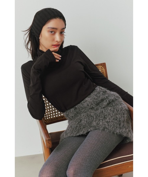 ALEXIA STAM(アリシアスタン)の「Rib Hair Band/リブヘアバンド(ヘアバンド・レディース・ネイビー/ブラック/グレー・FREE)」の9枚目の写真