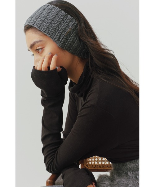 ALEXIA STAM(アリシアスタン)の「Rib Hair Band/リブヘアバンド(ヘアバンド・レディース・ネイビー/ブラック/グレー・FREE)」の13枚目の写真