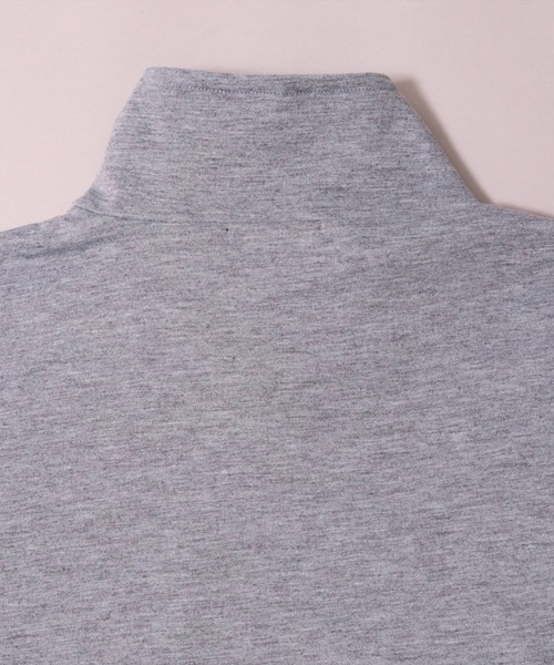 BAYBLO（ベイブロ）の「(DV)【ユニセックス】ハーフジップ スウェット プルオーバー（スウェット・メンズ・ブラック/チャコールグレー/杢グレー/オートミール/ネイビー・MEDIUM/LARGE/X-LARGE）」の12枚目の写真