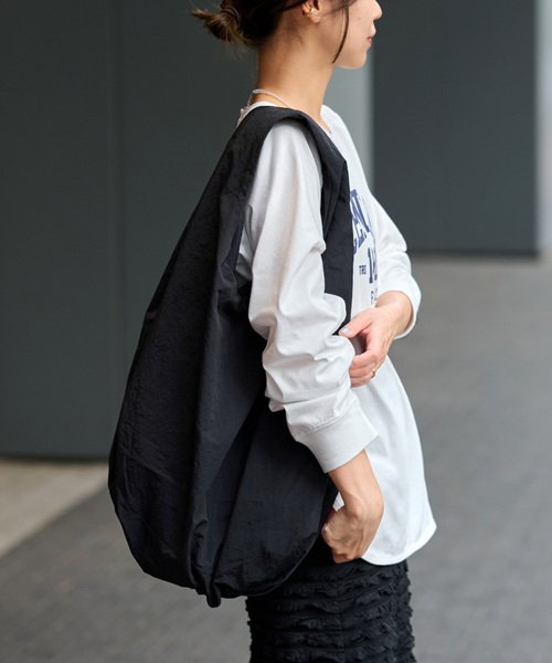JOURNAL STANDARD relume(ジャーナルスタンダード レリューム)の「《追加》ラグランスリーブカレッジロングスリーブTEE(Tシャツ/カットソー・レディース・ブラック系その他/ホワイト系その他/ホワイト・FREE)」の18枚目の写真