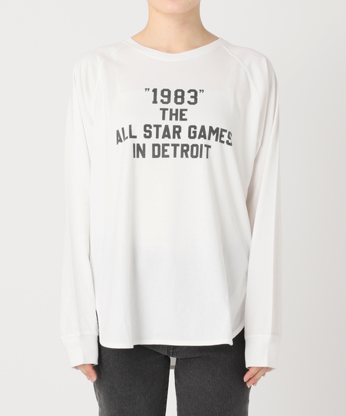 JOURNAL STANDARD relume(ジャーナルスタンダード レリューム)の「《追加》ラグランスリーブカレッジロングスリーブTEE(Tシャツ/カットソー・レディース・ブラック系その他/ホワイト系その他/ホワイト・FREE)」の20枚目の写真