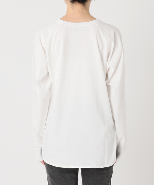 JOURNAL STANDARD relume(ジャーナルスタンダード レリューム)の「《追加》ラグランスリーブカレッジロングスリーブTEE(Tシャツ/カットソー・レディース・ブラック系その他/ホワイト系その他/ホワイト・FREE)」の22枚目の写真