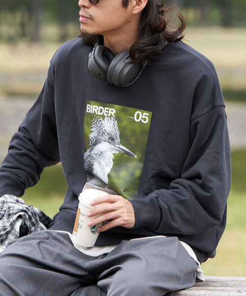 CIAOPANIC(チャオパニック)の「【WEB限定】【BIRDER×BIRDMANIA】雑誌転写スウェット(Tシャツ/カットソー・レディース・ベージュ系その他3/ベージュ系その他2/ベージュ系その他/グレー系その他3/グレー系その他2/グレー系その他・FREE)」の7枚目の写真