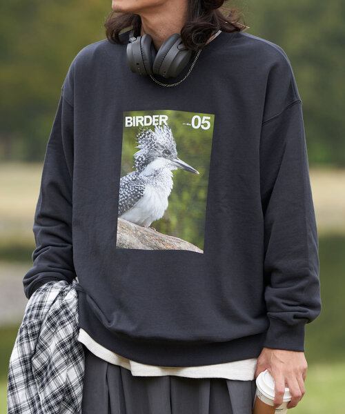 CIAOPANIC(チャオパニック)の「【WEB限定】【BIRDER×BIRDMANIA】雑誌転写スウェット(Tシャツ/カットソー・レディース・ベージュ系その他3/ベージュ系その他2/ベージュ系その他/グレー系その他3/グレー系その他2/グレー系その他・FREE)」の9枚目の写真