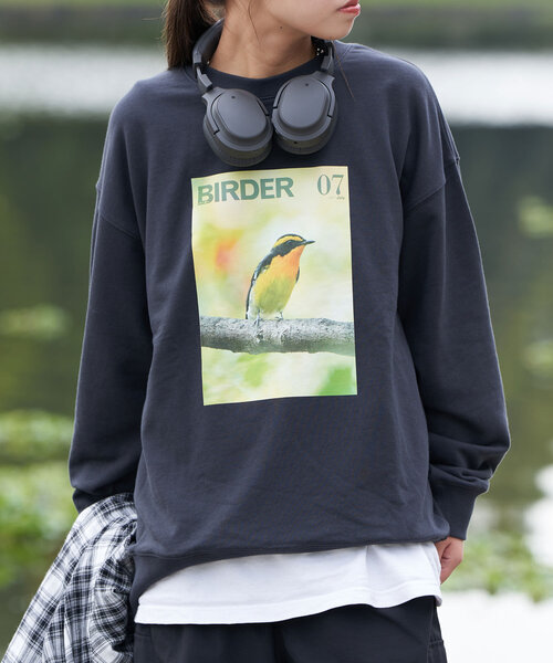 CIAOPANIC(チャオパニック)の「【WEB限定】【BIRDER×BIRDMANIA】雑誌転写スウェット(Tシャツ/カットソー・レディース・ベージュ系その他3/ベージュ系その他2/ベージュ系その他/グレー系その他3/グレー系その他2/グレー系その他・FREE)」の18枚目の写真