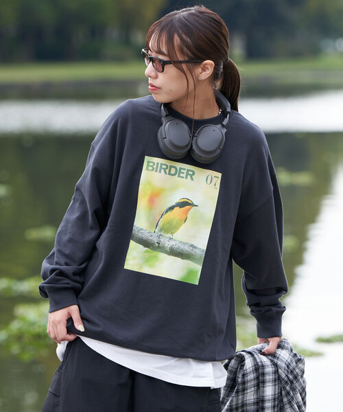 CIAOPANIC(チャオパニック)の「【WEB限定】【BIRDER×BIRDMANIA】雑誌転写スウェット(Tシャツ/カットソー・レディース・ベージュ系その他3/ベージュ系その他2/ベージュ系その他/グレー系その他3/グレー系その他2/グレー系その他・FREE)」の19枚目の写真