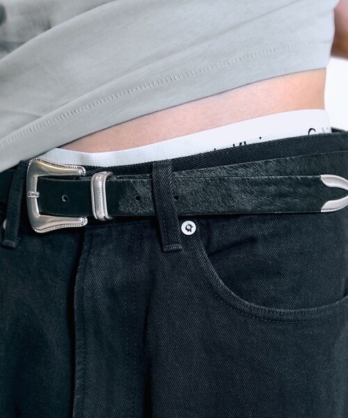 City Ambient Products（シティアンビエントプロダクツ）の「City Ambient Products: ワンサイズ ウエスタンベルト（ベルト・メンズ・ブラック/その他・ONE SIZE）」の12枚目の写真