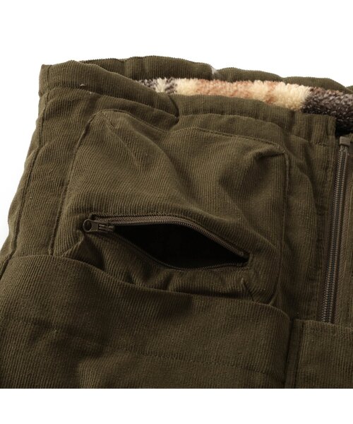 F.O.KIDS（エフオーキッズ）の「裏ボアマウンテンジャケット（マウンテンパーカー・キッズ・レインボー/オリーブ・90/100/110/120/80/130/140/150）」の4枚目の写真