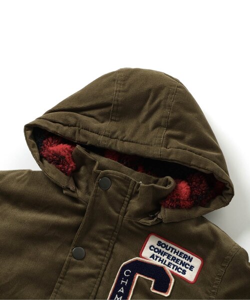 F.O.KIDS（エフオーキッズ）の「裏ボアマウンテンジャケット（マウンテンパーカー・キッズ・レインボー/オリーブ・90/100/110/120/80/130/140/150）」の16枚目の写真