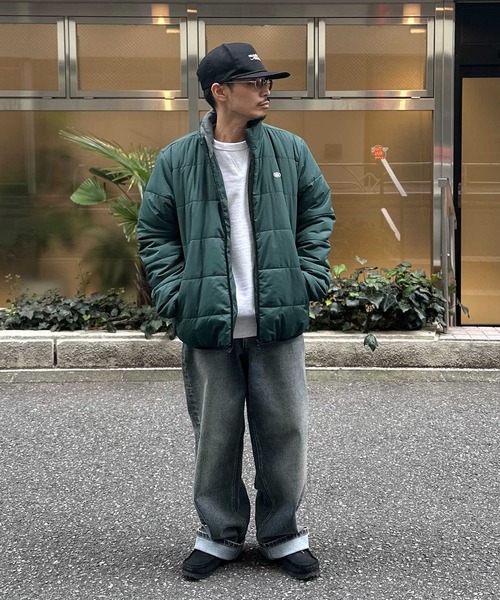 Right-on（ライトオン）の「中綿ジャケット（ブルゾン・メンズ・ブラック/ベージュ/ダークグレー/グリーン・M/L/XL）」の17枚目の写真