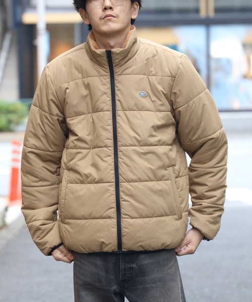 Right-on（ライトオン）の「中綿ジャケット（ブルゾン・メンズ・ブラック/ベージュ/ダークグレー/グリーン・M/L/XL）」の14枚目の写真