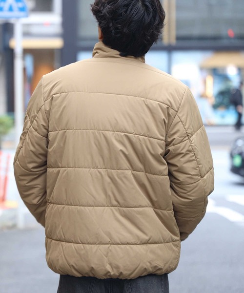 Right-on（ライトオン）の「中綿ジャケット（ブルゾン・メンズ・ブラック/ベージュ/ダークグレー/グリーン・M/L/XL）」の13枚目の写真