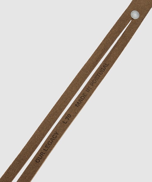 OUR LEGACY ツインベルト　新品 Our Legacy ベルト OUR LEGACY TWIN TONGUE BELT レディース