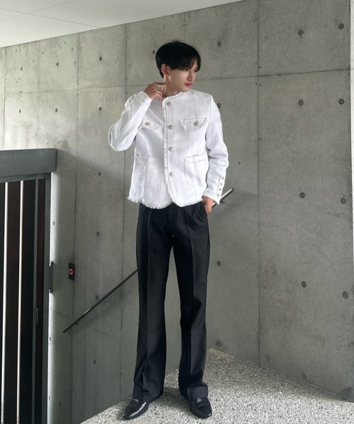 【未使用】 Otte アイドルラグジュアリーツイードジャケット アイドルラグジュアリーツイードジャケット（ノーカラー