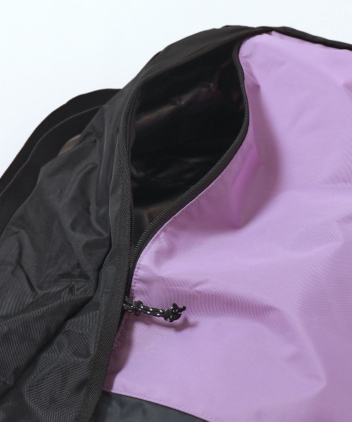 devirock（デビロック）の「リュックにもなる 防水 お昼寝布団バッグ（バックパック/リュック・レディース・チャコール/ラベンダー/グリーン系・ONE SIZE）」の8枚目の写真