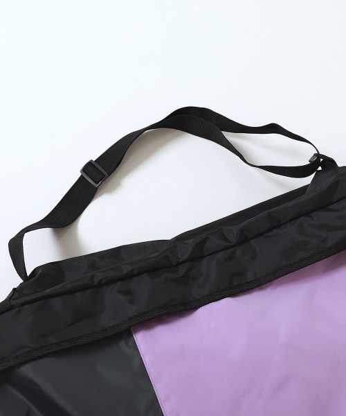 devirock（デビロック）の「リュックにもなる 防水 お昼寝布団バッグ（バックパック/リュック・レディース・チャコール/ラベンダー/グリーン系・ONE SIZE）」の11枚目の写真