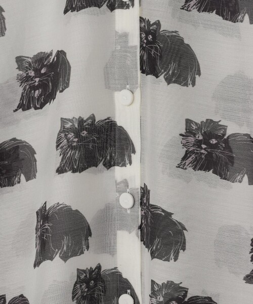 GRACE CLASS（グレースクラス）の「シアーCatブラウス（シャツ/ブラウス・レディース・キナリ/ブラック・36）」の10枚目の写真