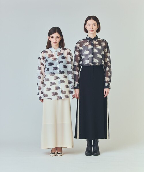 GRACE CLASS（グレースクラス）の「シアーCatブラウス（シャツ/ブラウス・レディース・キナリ/ブラック・36）」の15枚目の写真