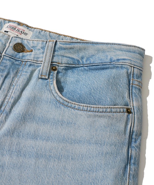 GUESS JEANS（ゲスジーンズ）の「【GUESS JEANS】AIRWASH STRAIGHT DENIM エアーウォッシュストレートデニム（デニムパンツ・メンズ・インディゴブルー/ブラック/サックスブルー/ワンウォッシュ・SMALL/MEDIUM/LARGE/X-LARGE）」の12枚目の写真