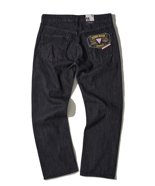 GUESS JEANS（ゲスジーンズ）の「【GUESS JEANS】AIRWASH STRAIGHT DENIM エアーウォッシュストレートデニム（デニムパンツ・メンズ・インディゴブルー/ブラック/サックスブルー/ワンウォッシュ・SMALL/MEDIUM/LARGE/X-LARGE）」の5枚目の写真