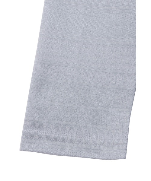 TORNADO MART（トルネードマート）の「TORNADO MART∴フェアアイルサーフジャカードドレープカーデ（カーディガン/ボレロ・メンズ・グレー/ブラック・M/L/LL）」の5枚目の写真