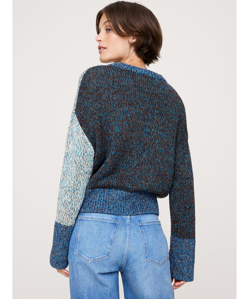 Banana Republic(バナナリパブリック)の「オーバーサイズ コットン Vネック セーター(ニット/セーター・レディース・アイボリー/ピンク/ブルー/マルチ・M/XS/L/S)」の13枚目の写真