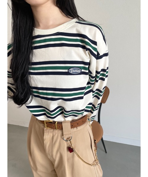 セール】【Dickies×LILYBROWN】ステッチワークタックバギー